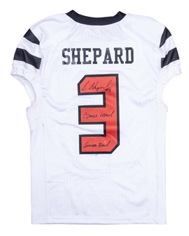 2016 Sterling Shepard Game Used & Signed Oklahoma Sooners Senior Bowl Jersey (Shepard LOA)